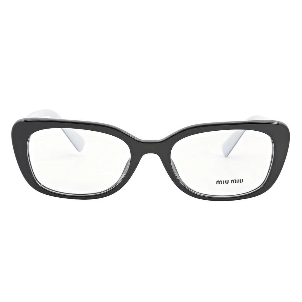 商品Miu Miu|Miu Miu Demo Rectangular Ladies Eyeglasses MU 07VV 10G1O1 55,价格¥988,第1张图片