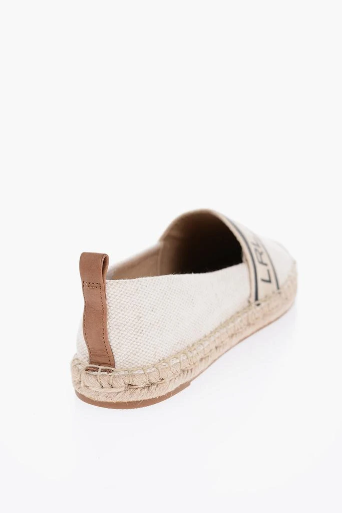 商品Ralph Lauren|Polo Ralph Lauren Canvas CAYLEE Espadrillas with Leathr Detail and Raffia sole,价格¥856,第2张图片详细描述