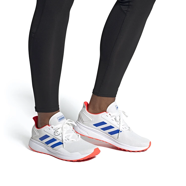 商品[国内直发] Adidas|adidas DURAMO 9 系带休闲通勤 织物减震防滑耐磨 低帮 休闲跑步鞋 男款 白蓝橙,价格¥341,第7张图片详细描述