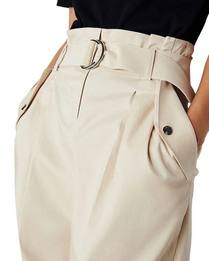 商品ba&sh|Madrid Cuffed Paperbag Pants,价格¥1024,第5张图片详细描述