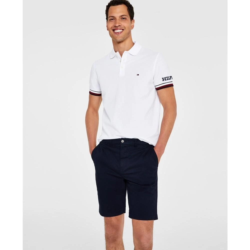 商品Tommy Hilfiger|Men's TH Flex Stretch 9" Flat-Front Shorts,价格¥206,第3张图片详细描述