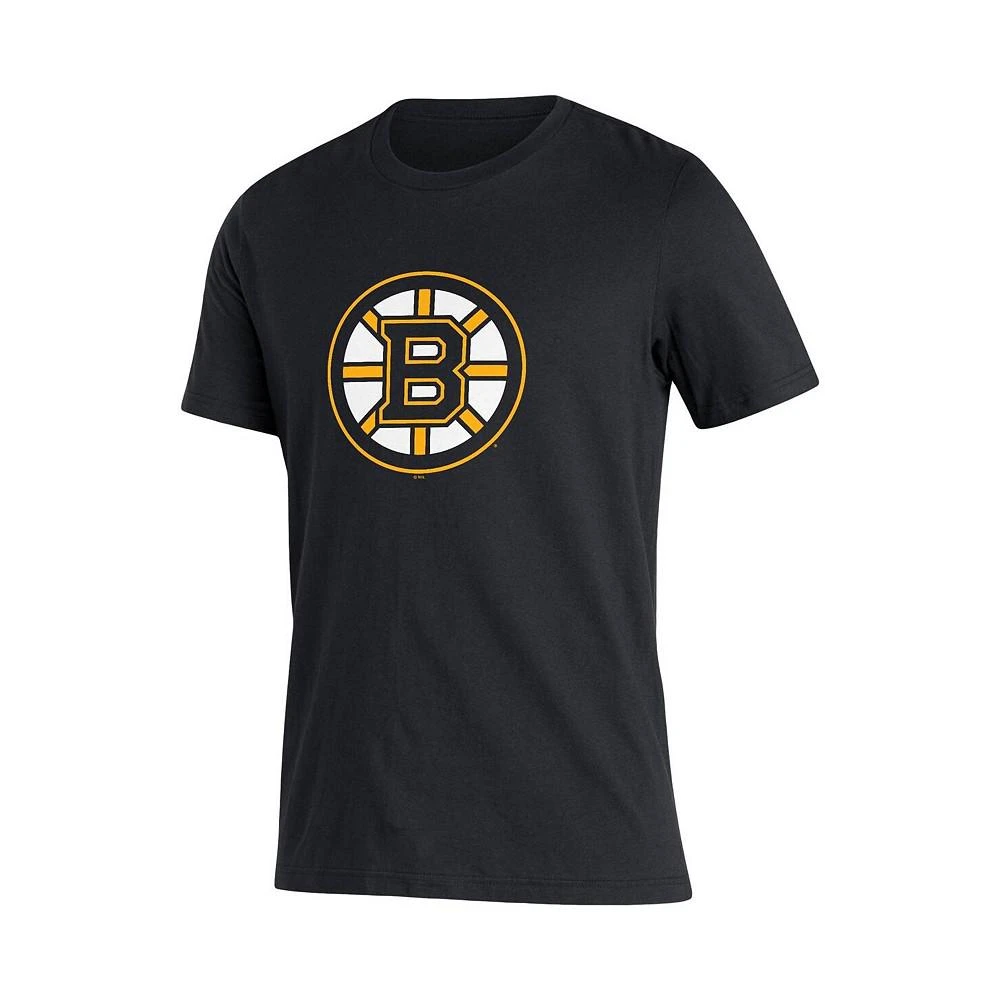 商品Adidas|Men's David Pastrnak Black Boston Bruins Player Name and Number T-shirt,价格¥188,第2张图片详细描述