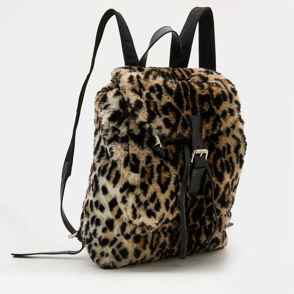 商品[二手商品] Moschino|Moschino Multicolor Leopard Print Fur Backpack,价格¥1242,第3张图片详细描述