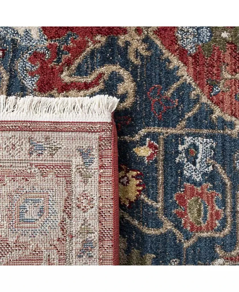 商品Ralph Lauren|Camille LRL1225A Red and Navy 5'1" X 7'6" Area Rug,价格¥2332,第4张图片详细描述