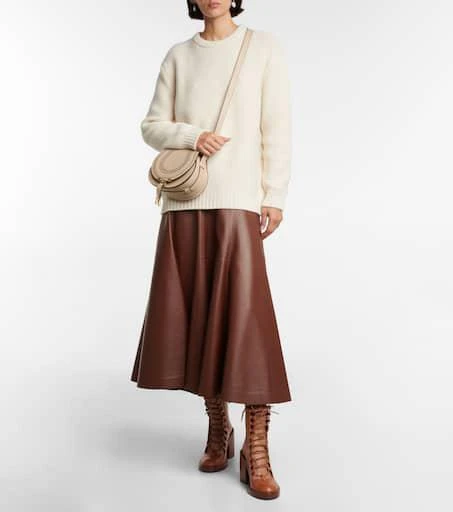 商品Chloé|Marcie S号皮革托特包,价格¥11360,第5张图片详细描述