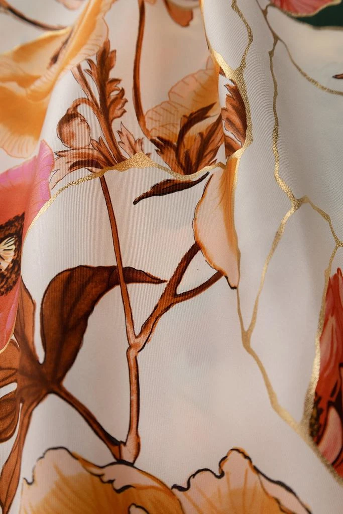 商品Salvatore Ferragamo|Salvatore Ferragamo Graphic Printed Scarf,价格¥2604,第3张图片详细描述