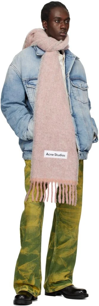 商品Acne Studios|Pink Narrow Scarf,价格¥2236,第3张图片详细描述