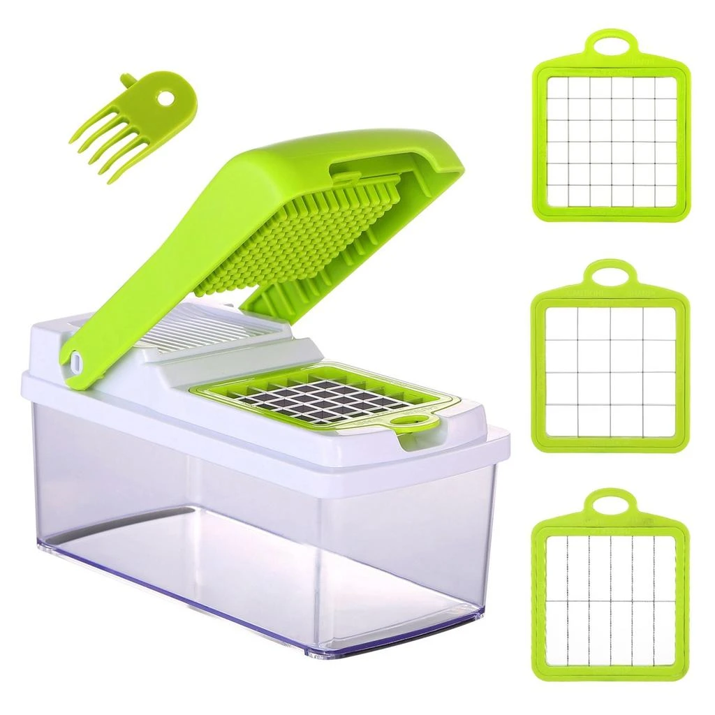 商品Global Bazaar|Stainless Steel Vegetable Slicer Set Quick Cutter 3 Blades,价格¥405,第1张图片