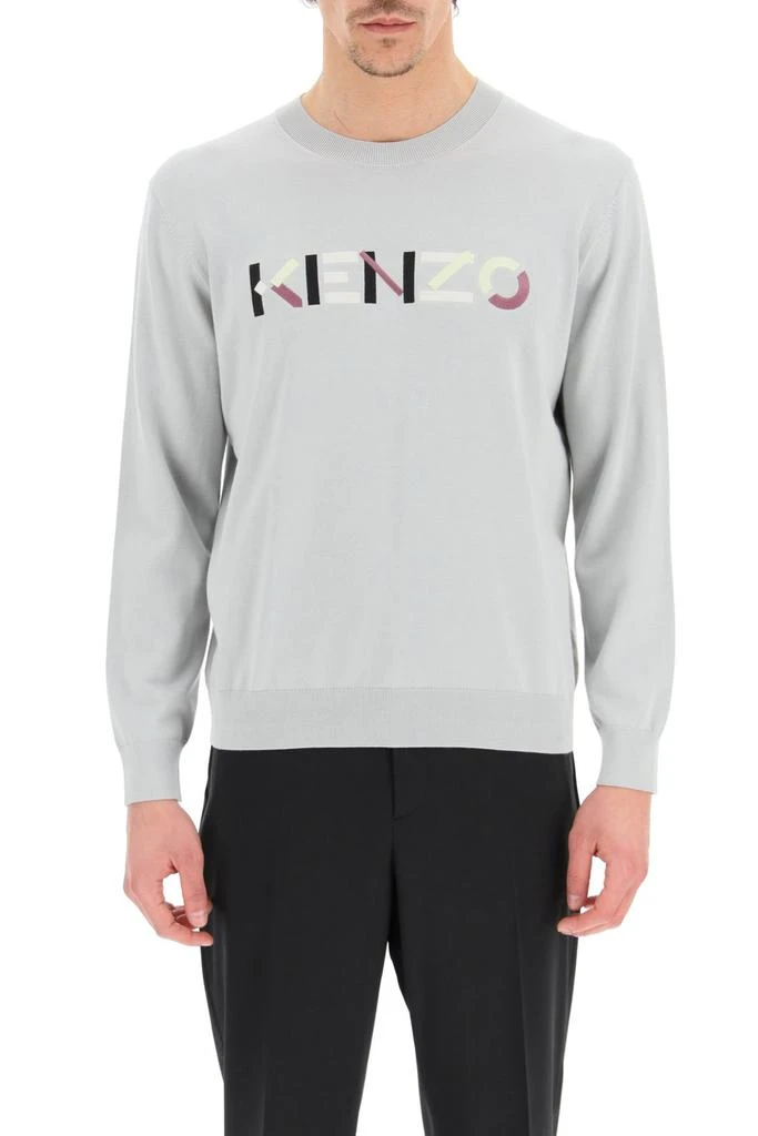 商品Kenzo|Kenzo Logo Embroidered Sweatshirt,价格¥932,第2张图片详细描述