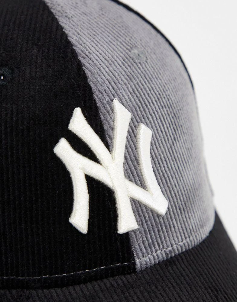 商品New Era|New Era MLB 9Forty New York Yankees corduroy cap in black,价格¥132,第2张图片详细描述