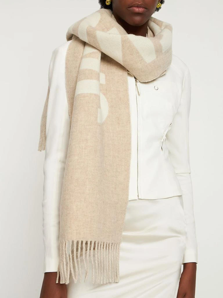 商品Jacquemus|L'echarpe Logo Wool Scarf,价格¥1586,第1张图片