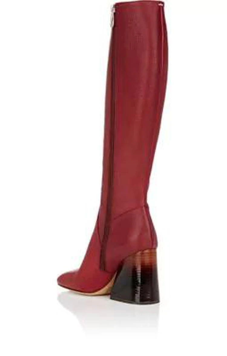 商品MAISON MARGIELA|Ombré-Heel Leather Knee Boots,价格¥6538,第3张图片详细描述