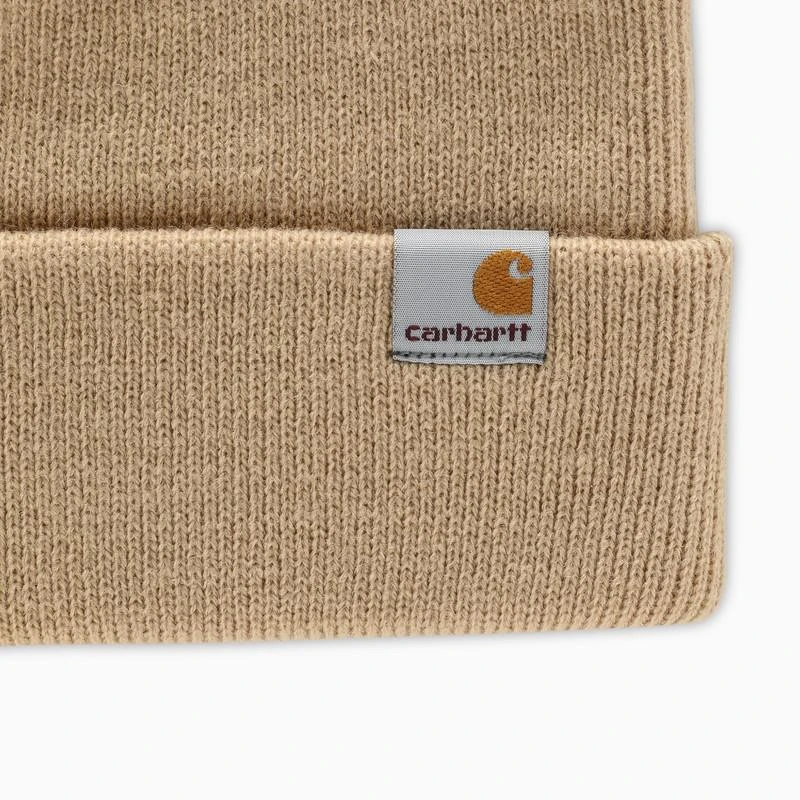 商品Carhartt WIP|Beige logo-patch beanie,价格¥200,第3张图片详细描述