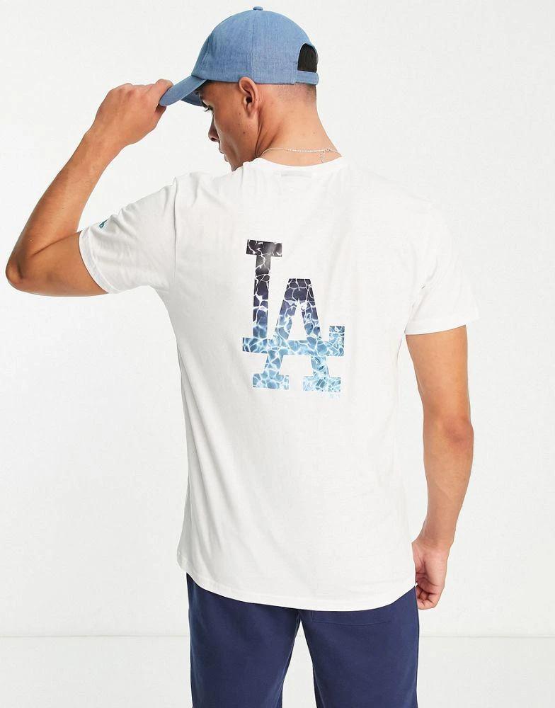 商品New Era|New Era LA Dodgers pool infill print t-shirt in white,价格¥149,第4张图片详细描述