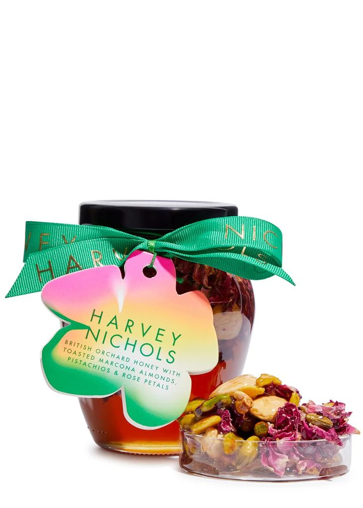 商品Harvey Nichols|Almond, Pistachio & Rose Petal Honey 375g,价格¥219,第1张图片