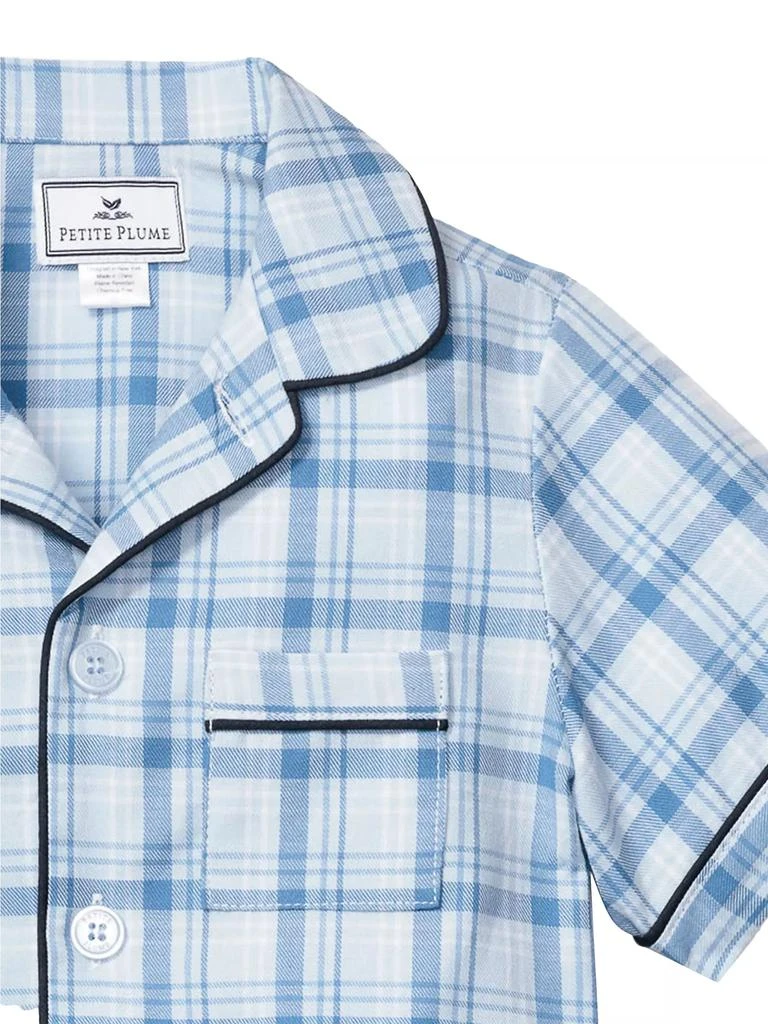 商品Petite Plume|Little Boy's & Boy's Seafarer Tartan Short Set,价格¥360,第2张图片详细描述