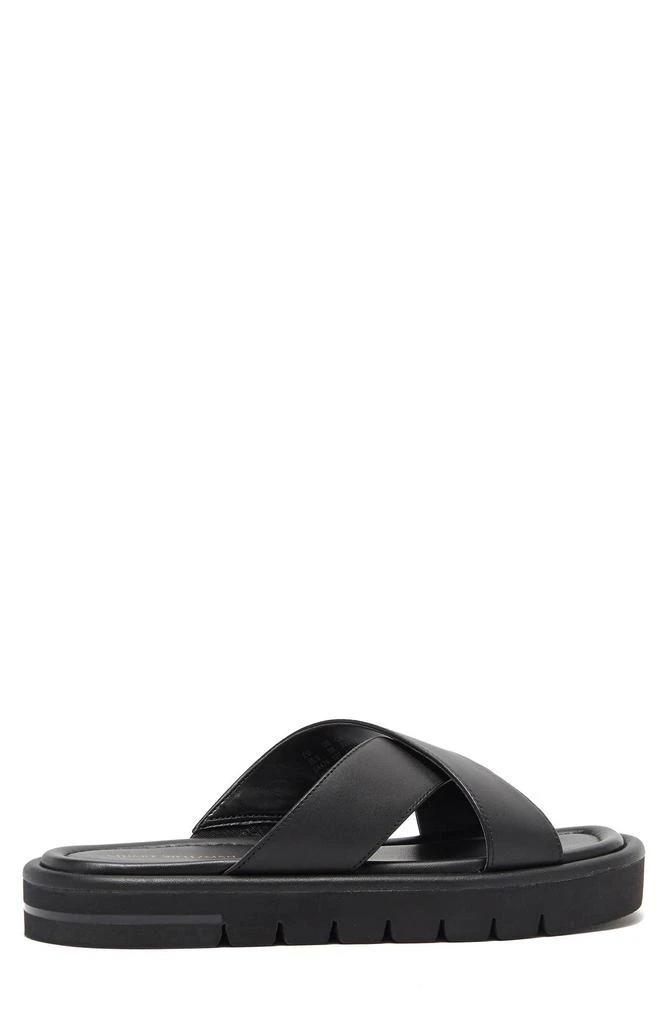 商品Stuart Weitzman|Elodie Leather Slide Sandal,价格¥816,第3张图片详细描述
