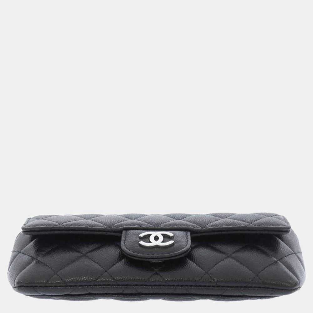 商品[二手商品] Chanel|Chanel Black Caviar Leather Classic Glasses Case,价格¥18705,第4张图片详细描述