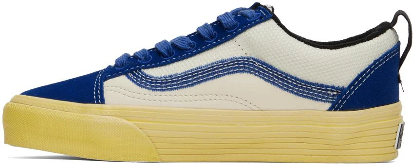 商品Vans|Blue Old Skool Split Sneakers,价格¥287,第3张图片详细描述