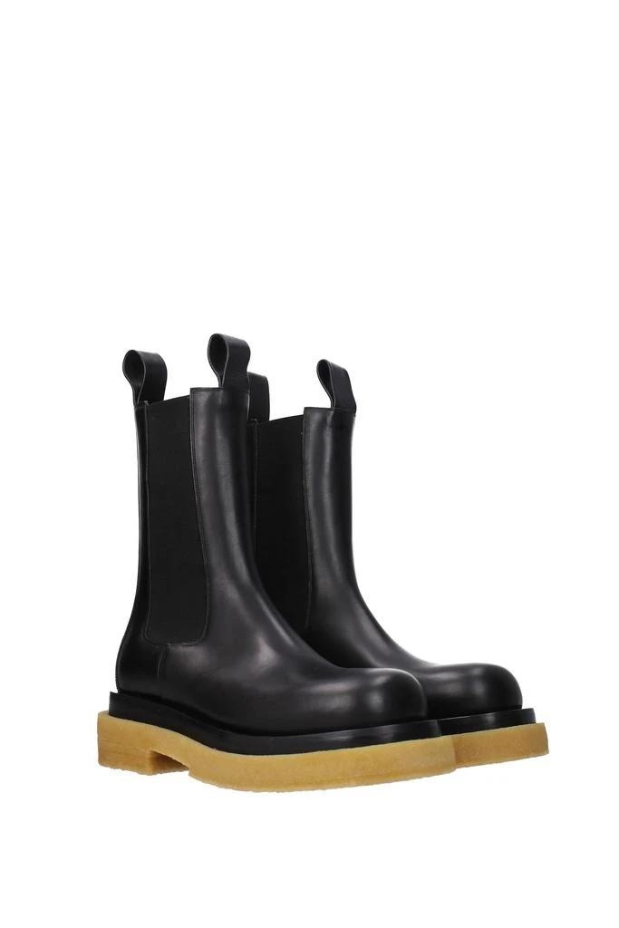 商品Bottega Veneta|Ankle Boot Leather Black,价格¥3252,第2张图片详细描述