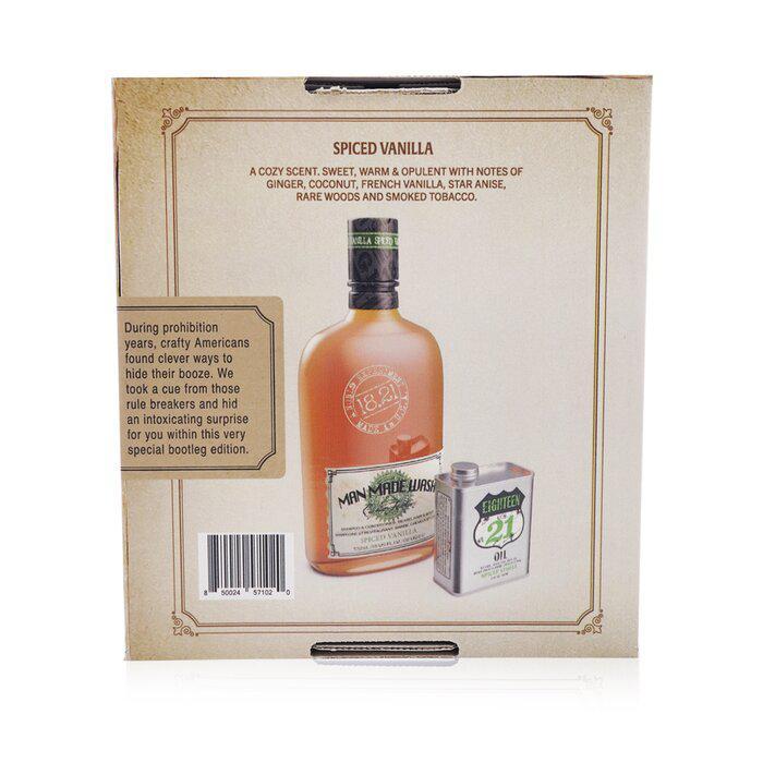 商品18.21 Man Made|18.21 Man Made 早安男士礼盒套装4：辛辣香草洗发沐浴露 532ml + 润肤油 60ml 2pcs,价格¥387,第5张图片详细描述