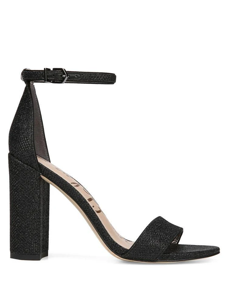 商品Sam Edelman|Orient Express Yaro 一字带高跟凉鞋,价格¥303,第3张图片详细描述