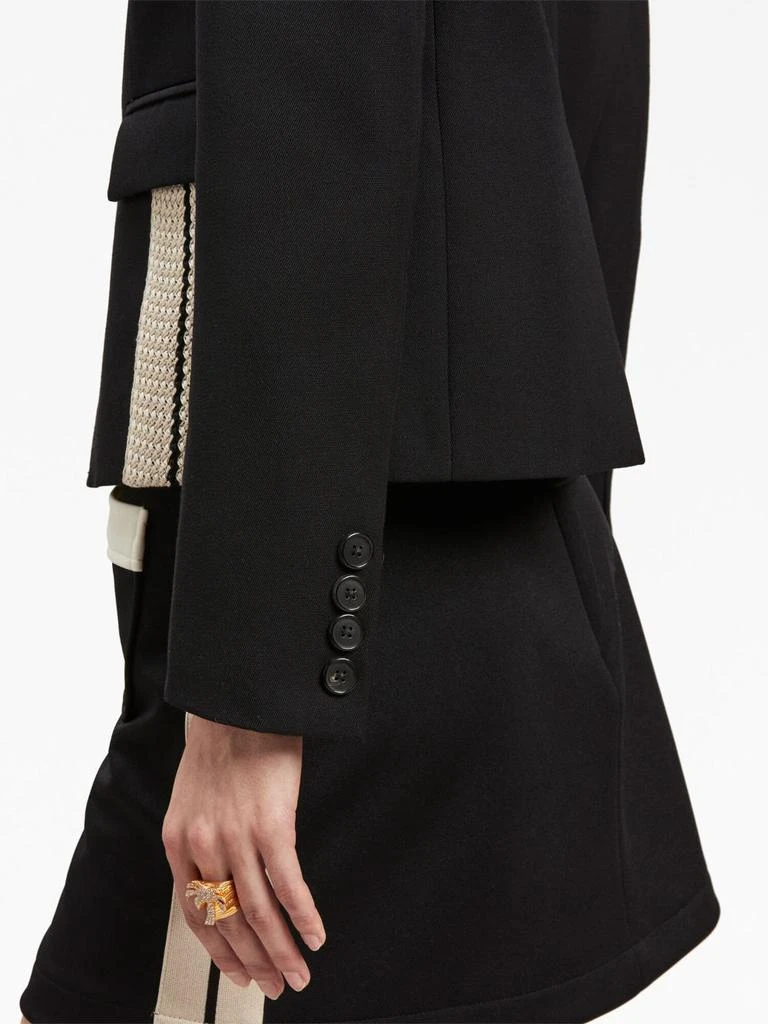 商品Palm Angels|BLAZER NEGRA CORTA BANDA BICOLOR,价格¥4840,第4张图片详细描述