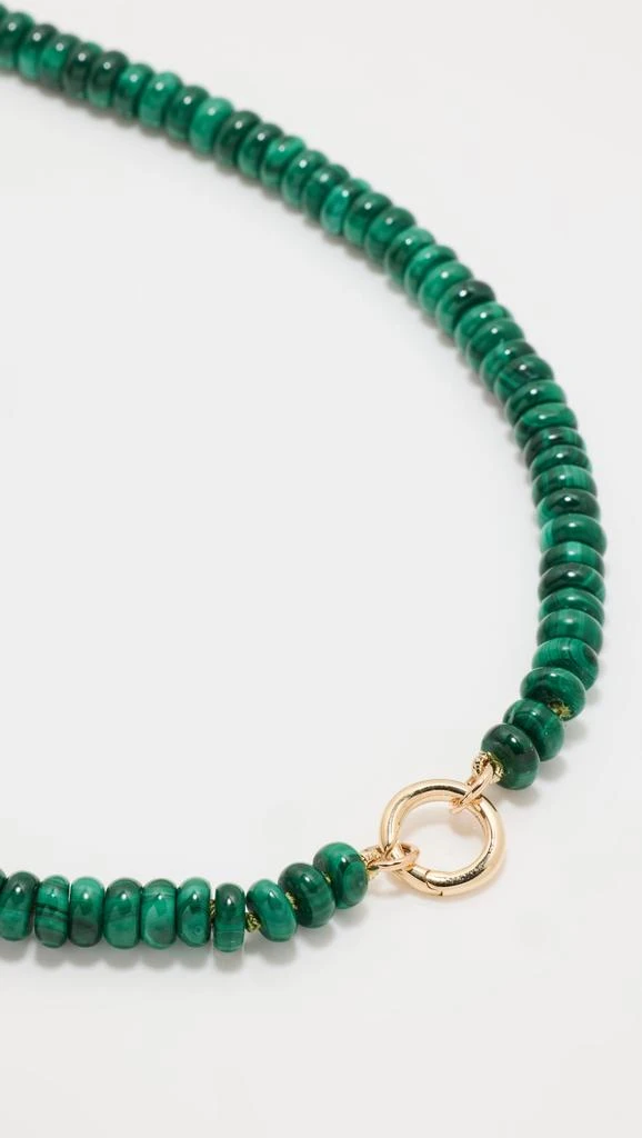 商品Zoe Chicco|14k Gold Malachite Beads Necklace,价格¥6310,第3张图片详细描述