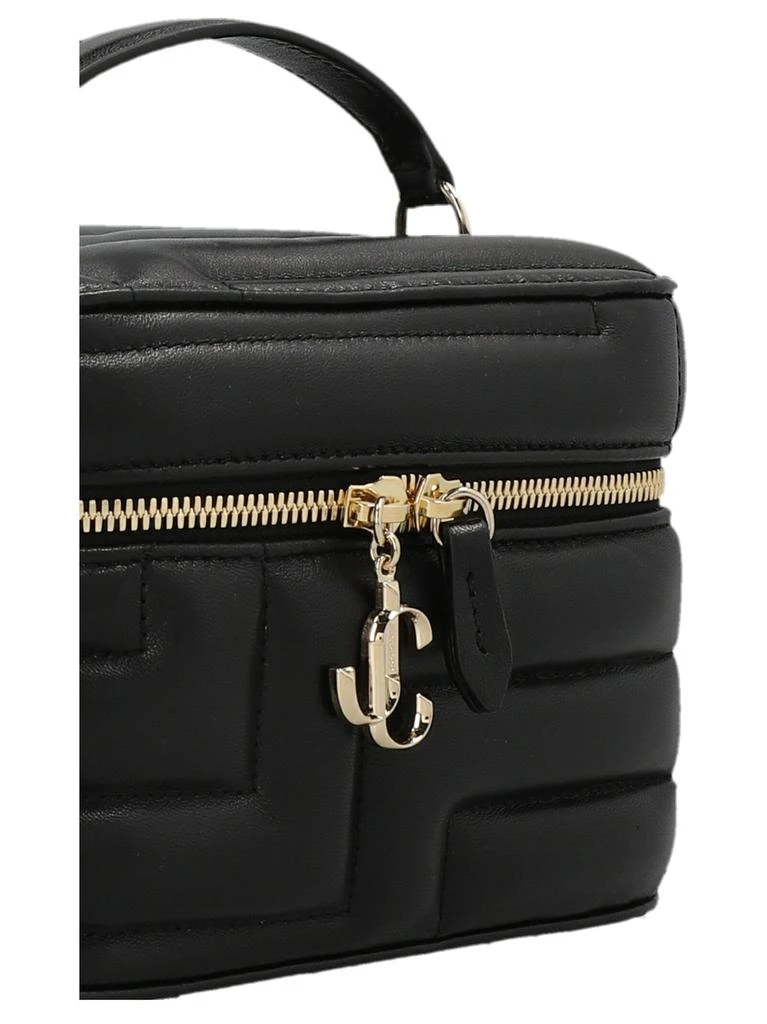 商品Jimmy Choo|Jimmy Choo Logo Charm Quilted Vanity Case,价格¥6015,第3张图片详细描述
