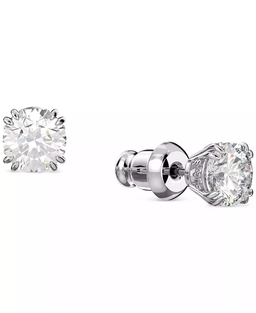 Silver-Tone 2-Pc. Set Crystal Earrings and Necklace, 14-7/8" + 2" extender 商品