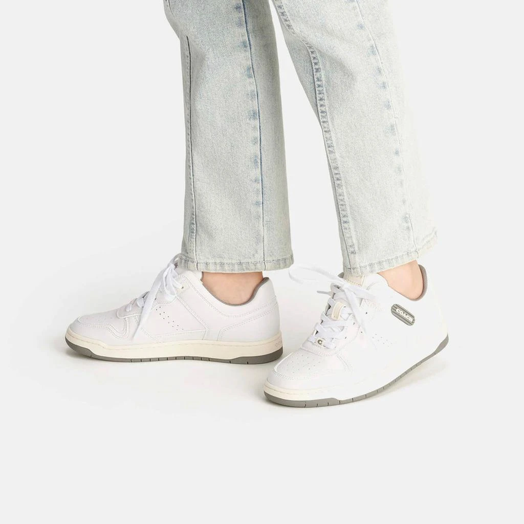 商品Coach|Coach Women's C201 Basket Leather Trainers,价格¥961,第2张图片详细描述