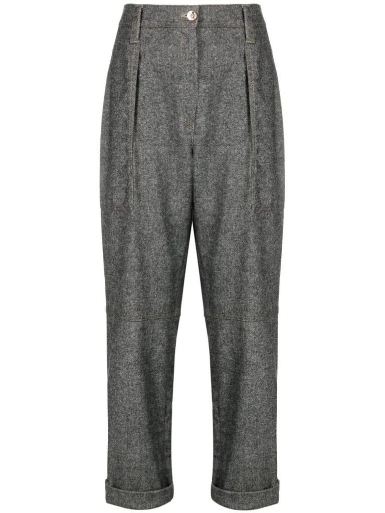 商品Brunello Cucinelli|BRUNELLO CUCINELLI Wool trousers,价格¥6081,第1张图片