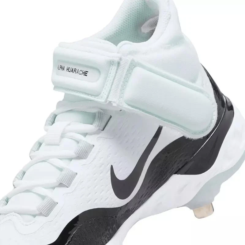 Nike Men's Alpha Huarache Elite 4 Mid Metal Baseball Cleats 商品