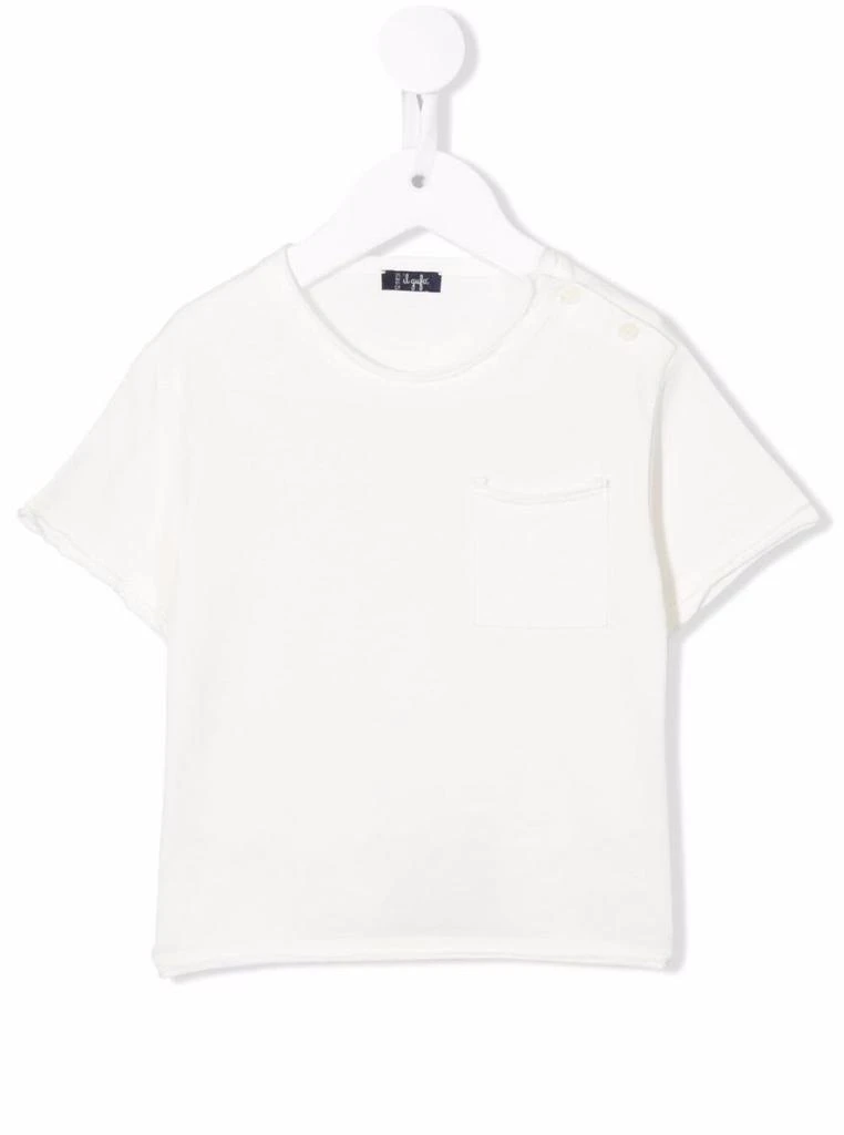商品IL GUFO|Il Gufo Kids Baby Boys White Cotton T,价格¥553,第1张图片