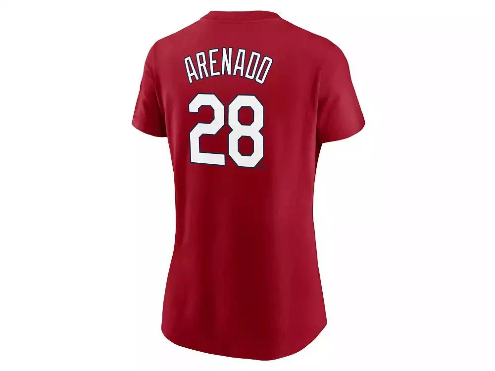 商品NIKE|Women's St. Louis Cardinals Name and Number Player T-Shirt - Nolan Arenado,价格¥309,第1张图片