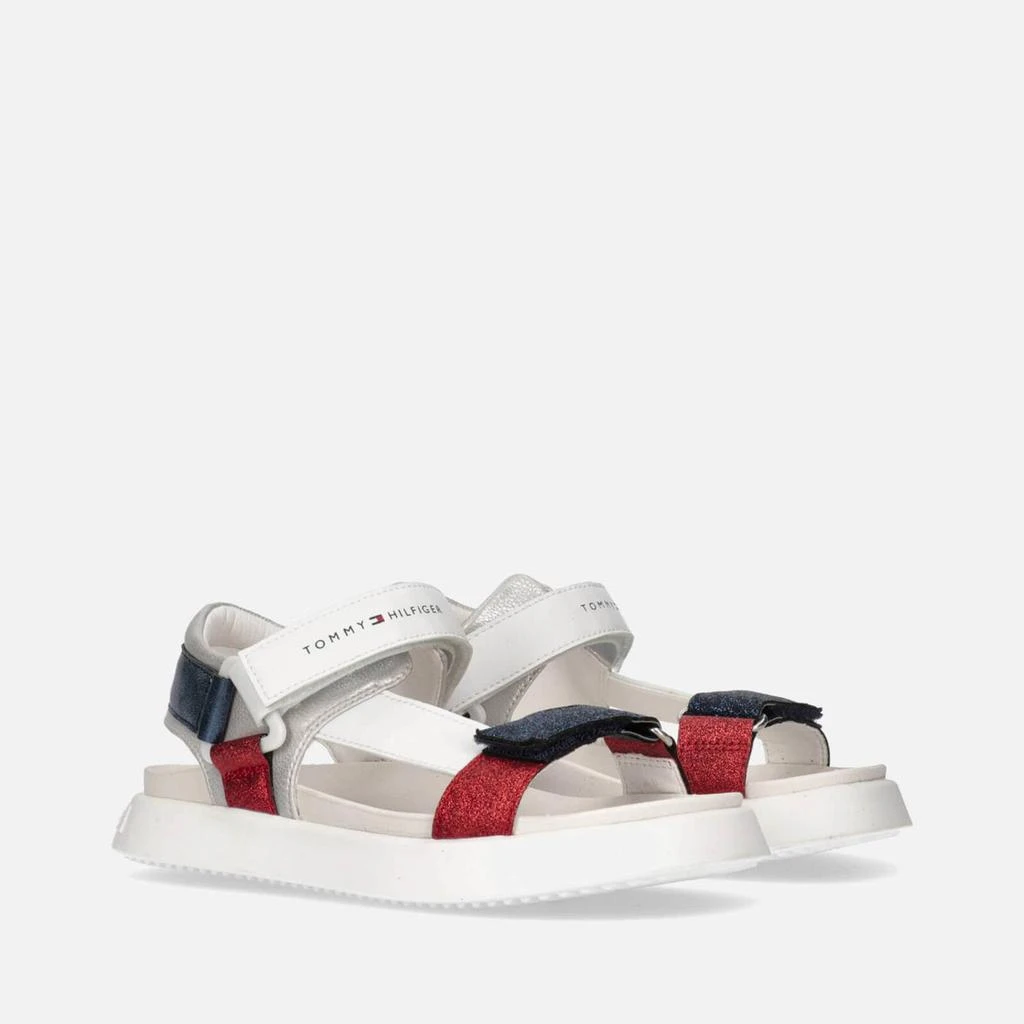 商品Tommy Hilfiger|Tommy Hilfiger Logo-Printed Faux Leather Sandals,价格¥207,第2张图片详细描述