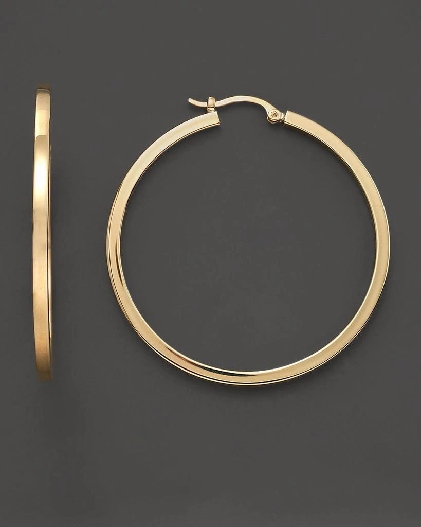 14K Yellow Gold Extra Large Hoop Earrings - Exclusive 商品