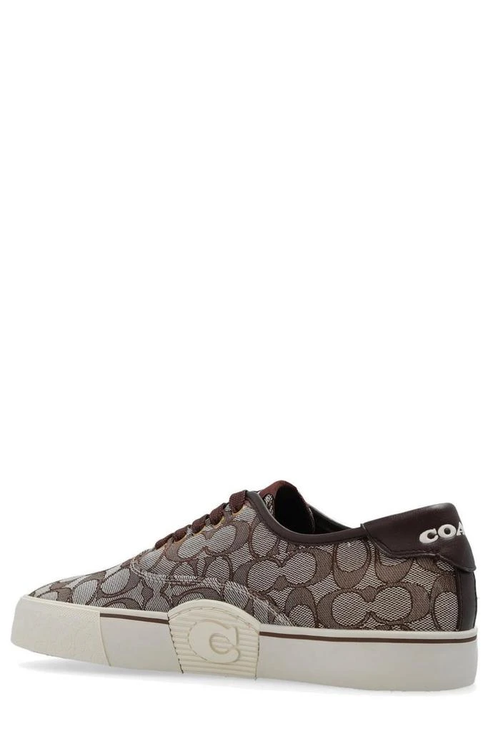 商品Coach|Coach Skate Signature Jacquard Lace-Up Sneakers,价格¥733,第3张图片详细描述