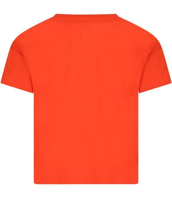 商品Kenzo|Kenzo Kids T-shirt Arancione Con Logo,价格¥658,第4张图片详细描述