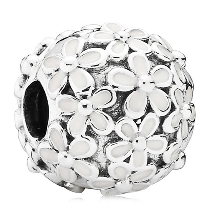 商品[国内直发] PANDORA|PANDORA 白色女士固定夹 791494EN12,价格¥287,第1张图片