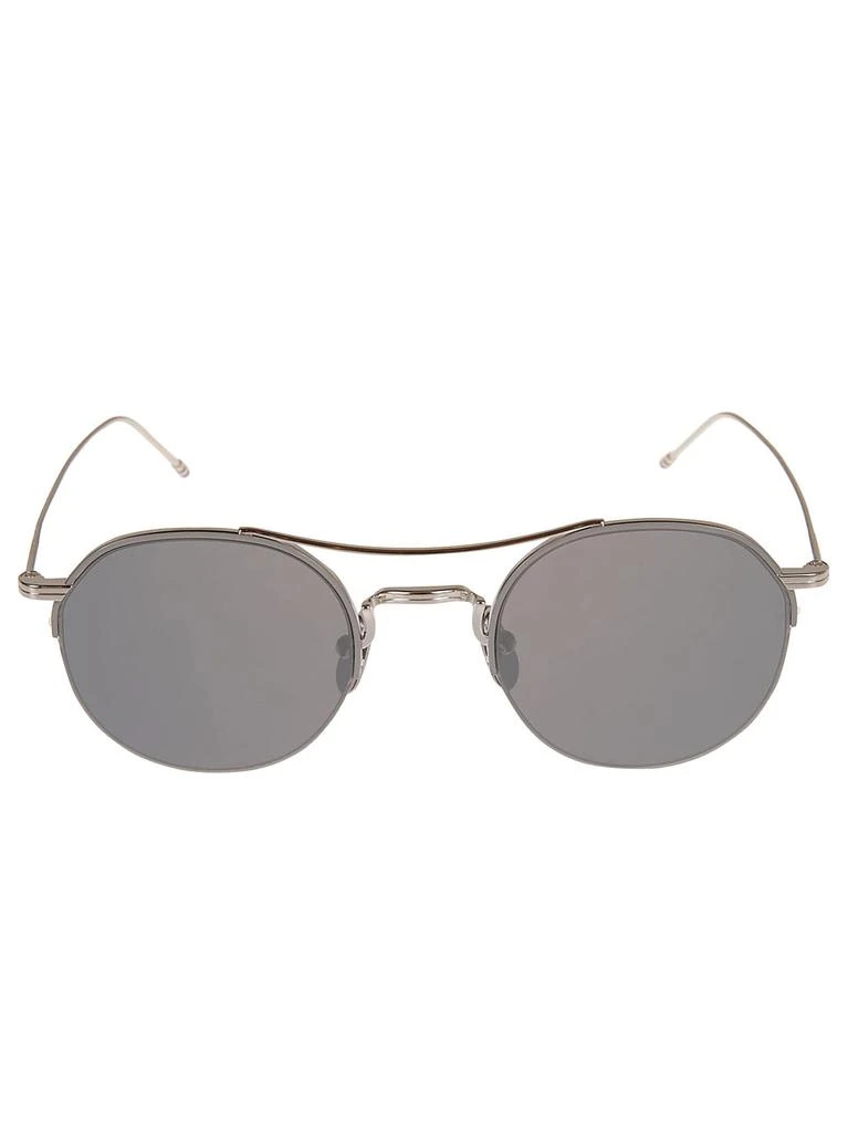商品Thom Browne|Round Frame W/ Top Bar Sunglasses,价格¥4923,第1张图片