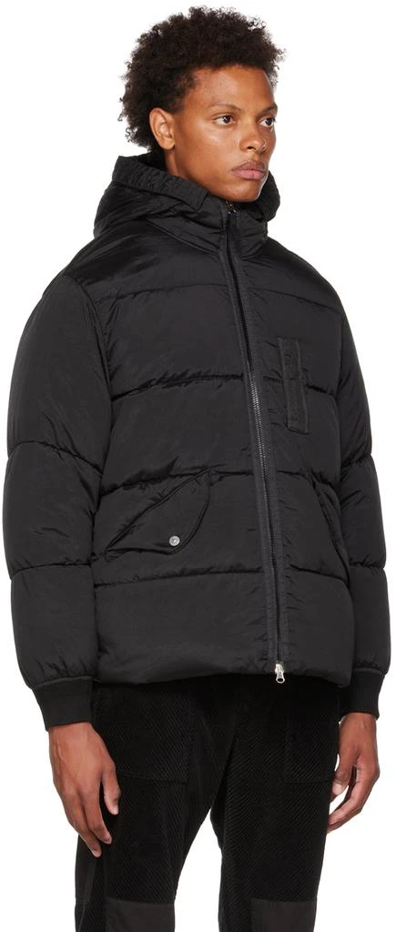 商品Stone Island|Black Quilted Down Jacket,价格¥4608,第2张图片详细描述