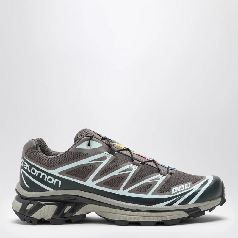 商品Salomon|Low XT-6 grey/light blue sneaker,价格¥958,第1张图片