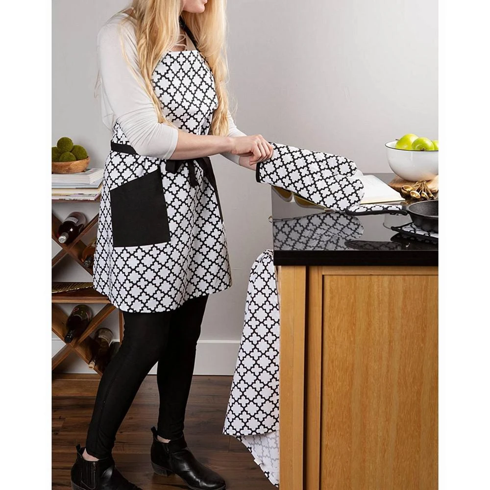 商品Design Imports|Lattice Oven Mitt Potholder Set,价格¥276,第4张图片详细描述