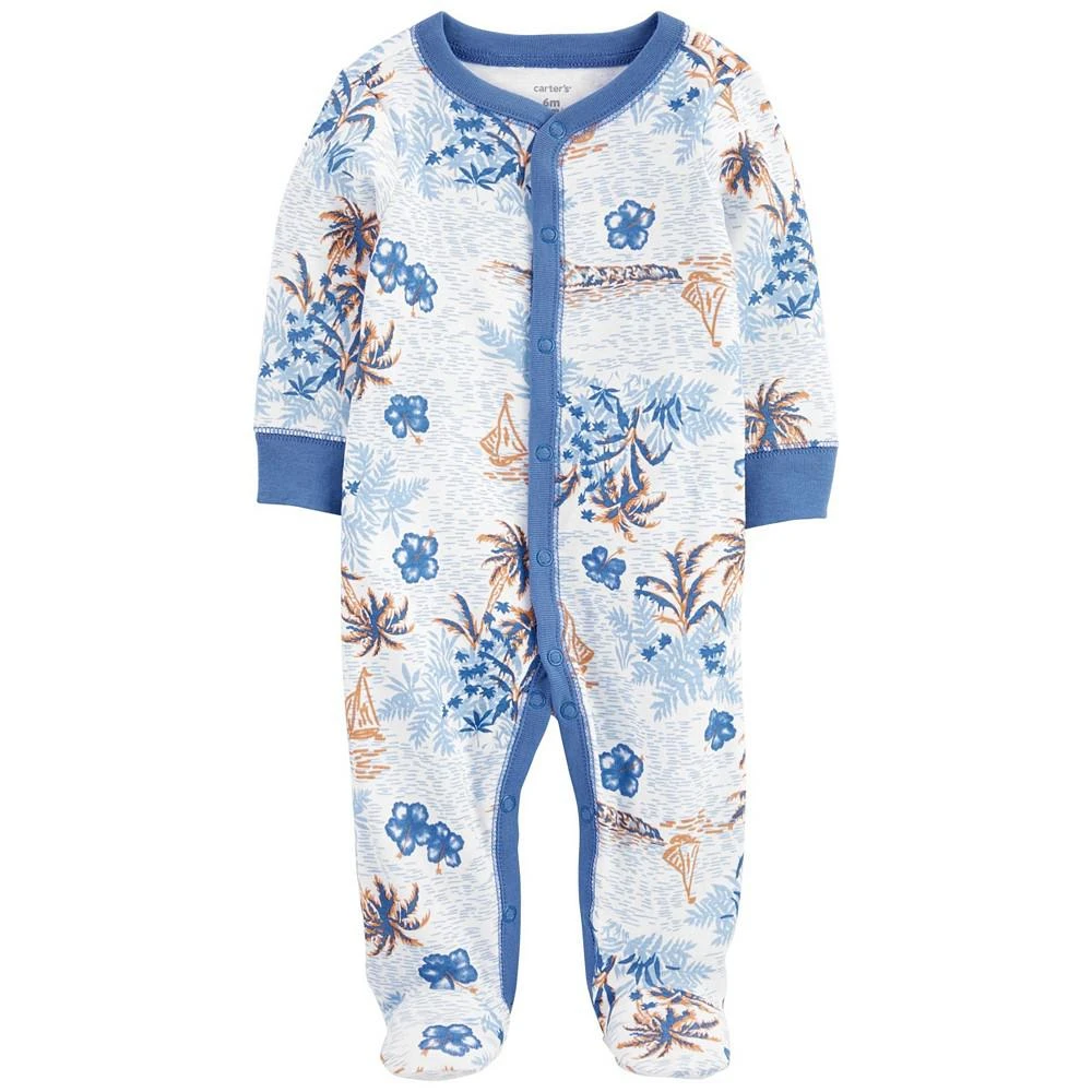 商品Carter's|Baby Boys Snap Up Footed Sleep and Play Coverall,价格¥40,第1张图片