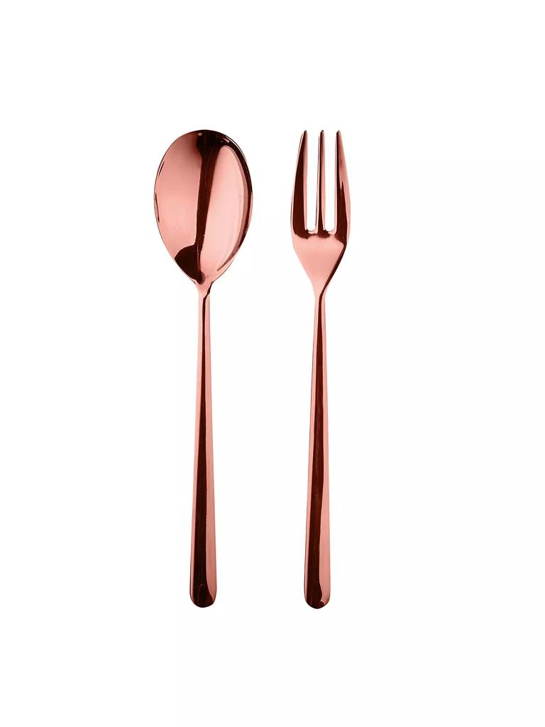 商品Mepra|Linea Fork & Spoon Serving Set,价格¥1403,第1张图片