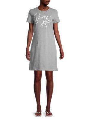 商品Calvin Klein|Logo T-Shirt Dress,价格¥213,第3张图片详细描述