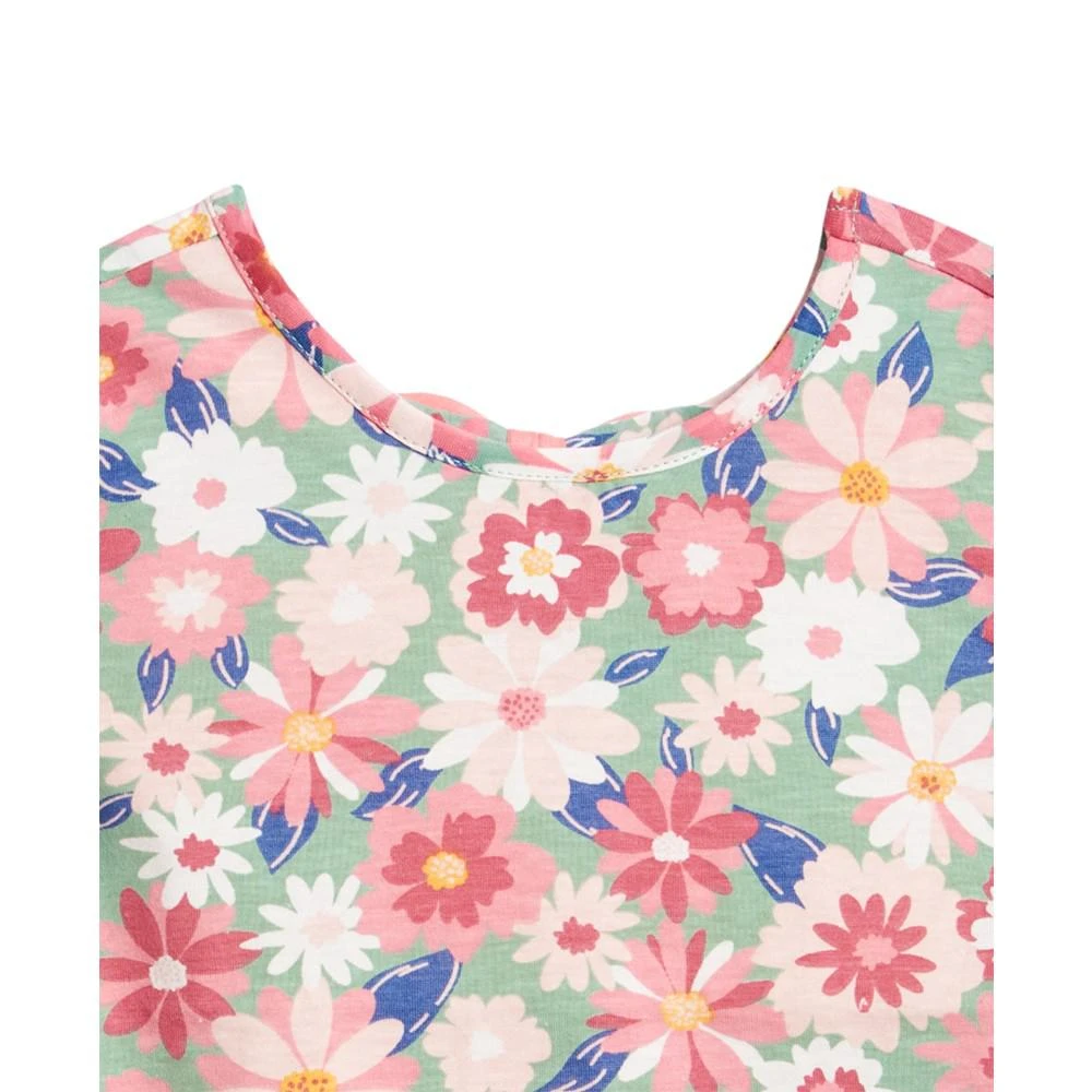 商品Epic Threads|Toddler Girls Short Sleeve Floral Print T-shirt,价格¥61,第4张图片详细描述