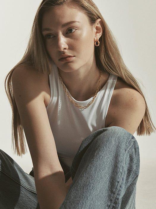 商品hyeres-lor|Shackle Screw Chain Necklace Yellow_HL6N23516Y9450,价格¥2221,第4张图片详细描述