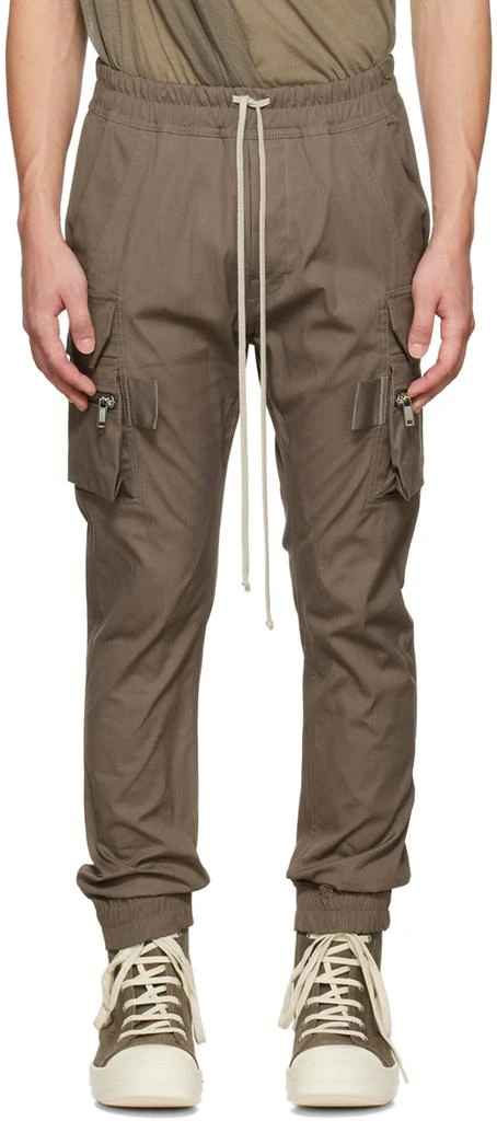 商品Rick Owens|Gray Mastodon Cargo Pants,价格¥3421,第1张图片